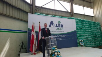 Henrik Halken, chairman of Aller Aqua Egypt. Henrik Halken, chairman of Aller Aqua Egypt.