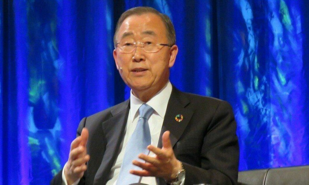 Think beyond yourselves, your companies and your leaders, urged Ban Ki-moon. Photo: Francisco Soto
