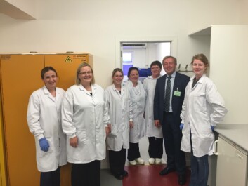 Ireland’s Minister for Agriculture, Food and Marine, Michael Creed, with the lad staff at the plant opening. Image: UFI. Ireland’s Minister for Agriculture, Food and Marine, Michael Creed, with the lad staff at the plant opening. Image: UFI.