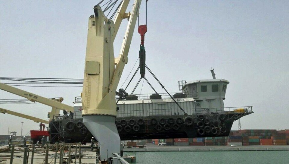 Akva provided all the equipment needed for the Iranian farm, which is due to produce 3000 tonnes of sea bream and barramundi a year. Image: Akva.