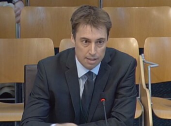 Alan Wells: Pointed to MSC certification as a way forward. Alan Wells: Pointed to MSC certification as a way forward.
