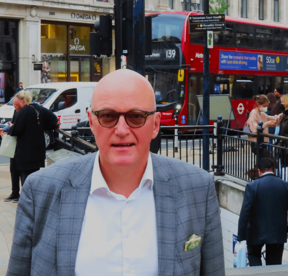 Hans Frode Kielland Asmyhr pictured in London. 'Even with rising prices, British consumers prioritise buying seafood,' said the envoy.