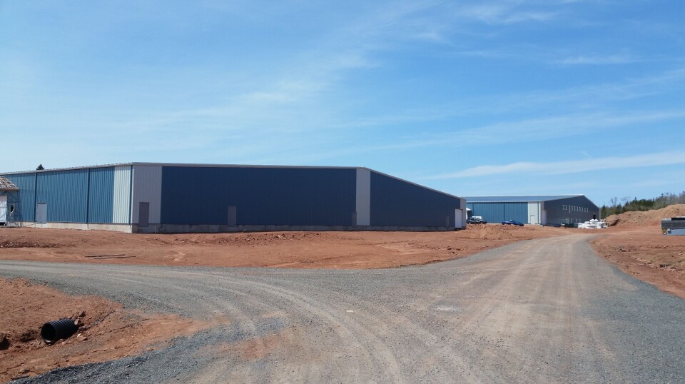 AquaBounty's facility at Rollo Bay, Prince Edward Island, Canada.