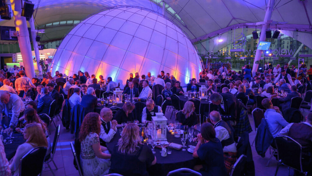 A scene from the Aquaculture Awards 2019 held in Edinburgh. This year's awards ceremony will be held in Aviemore on May 4.