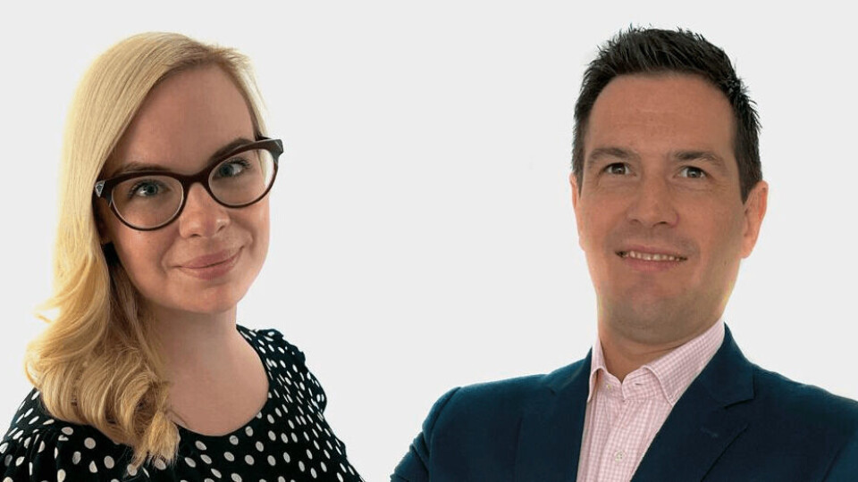 Laura Gilbert and Peter Thomas have joined North / Sunderland Marine. Photo: North.