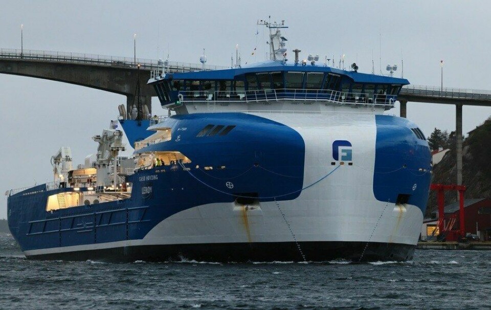 Frøy's vessels include the Gåsø Høvding, the world's largest-capacity wellboat.