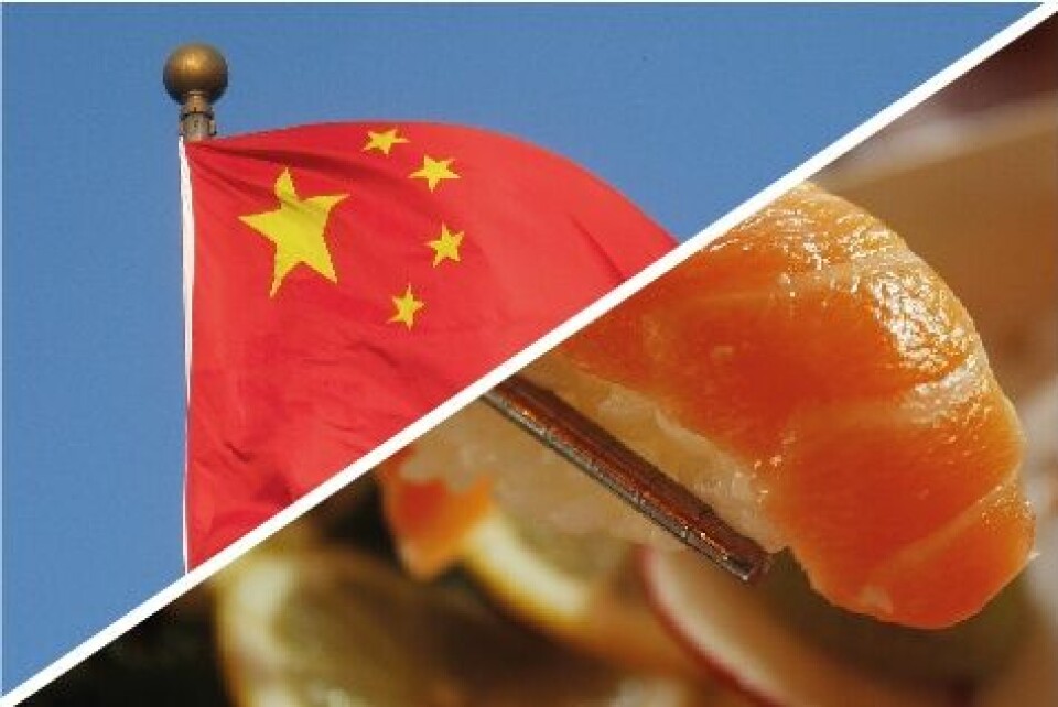 Exports of Chilean salmonids to China more than doubled in volume in the first half of this year.