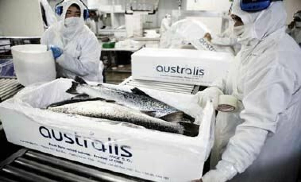 Australis is becoming part of Joyvio, the food industry arm of China's Legend Holdings. Photo: Australis.