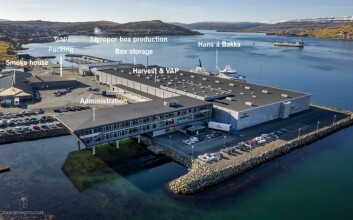 The Bakkafrost headquarters and integrated slaughter and processing plant at Glyvrar. Click on image to enlarge. Photo: Bakkafrost. The Bakkafrost headquarters and integrated slaughter and processing plant at Glyvrar. Click on image to enlarge. Photo: Bakkafrost.