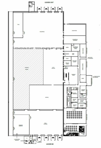 The layout of the proposed SSC slaughter and processing plant. Click on image to enlarge. Illustration: Bakkafrost. The layout of the proposed SSC slaughter and processing plant. Click on image to enlarge. Illustration: Bakkafrost.