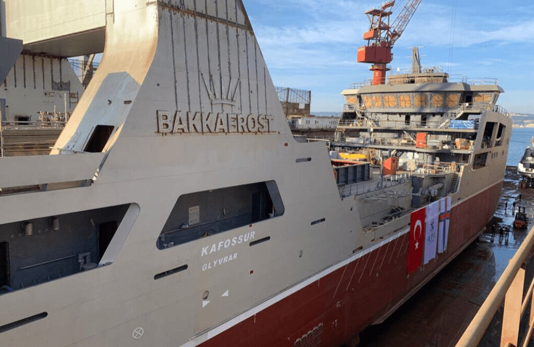 The Bakkafossur will have a well capacity of 7,000m³ and can carry 1,000 tonnes of fish. Photo: Bakkafrost / Knud E Hansen Ship Design. The Bakkafossur will have a well capacity of 7,000m³ and can carry 1,000 tonnes of fish. Photo: Bakkafrost / Knud E Hansen Ship Design.