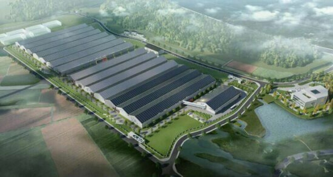 The plant is situated in Ningbo, on the other side of Hangxhou Bay to Shanghai. Illustration: NAP.