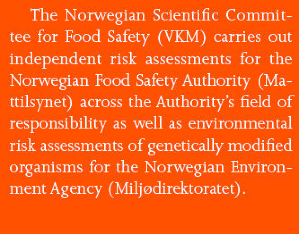 Benefit and risk assessment of fish in the Norwegian