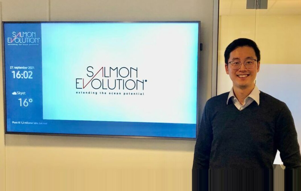 Henrik Fang Luo, new grow-out manager for Salmon Evolution. Photo: LinkedIn. Henrik Fang Luo, new grow-out manager for Salmon Evolution. Photo: LinkedIn.