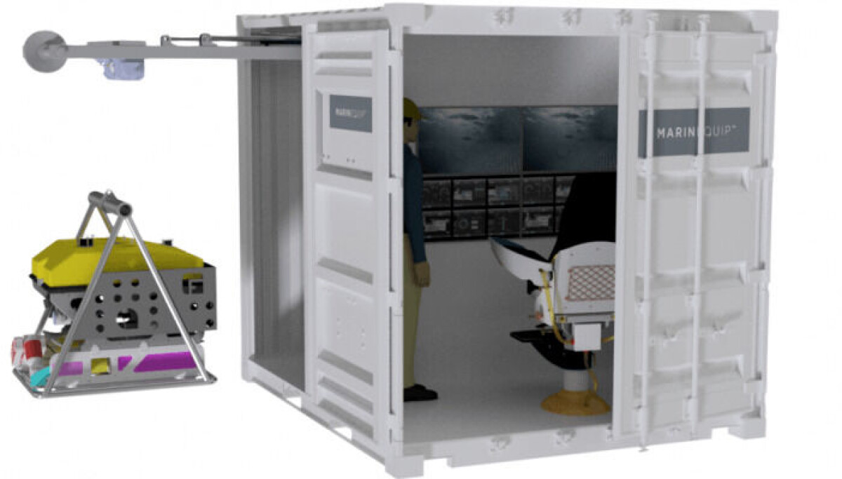 Compact ROV launched