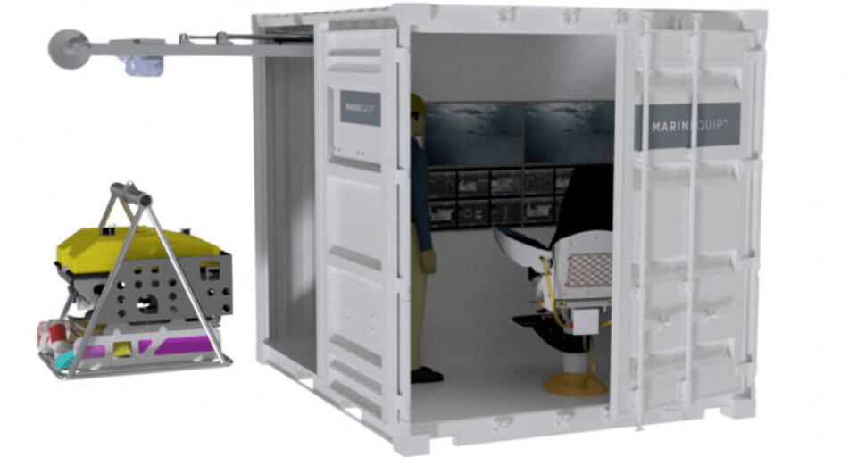 Marinequip's portable and self-contained ROV system. Image Marinequip AS.