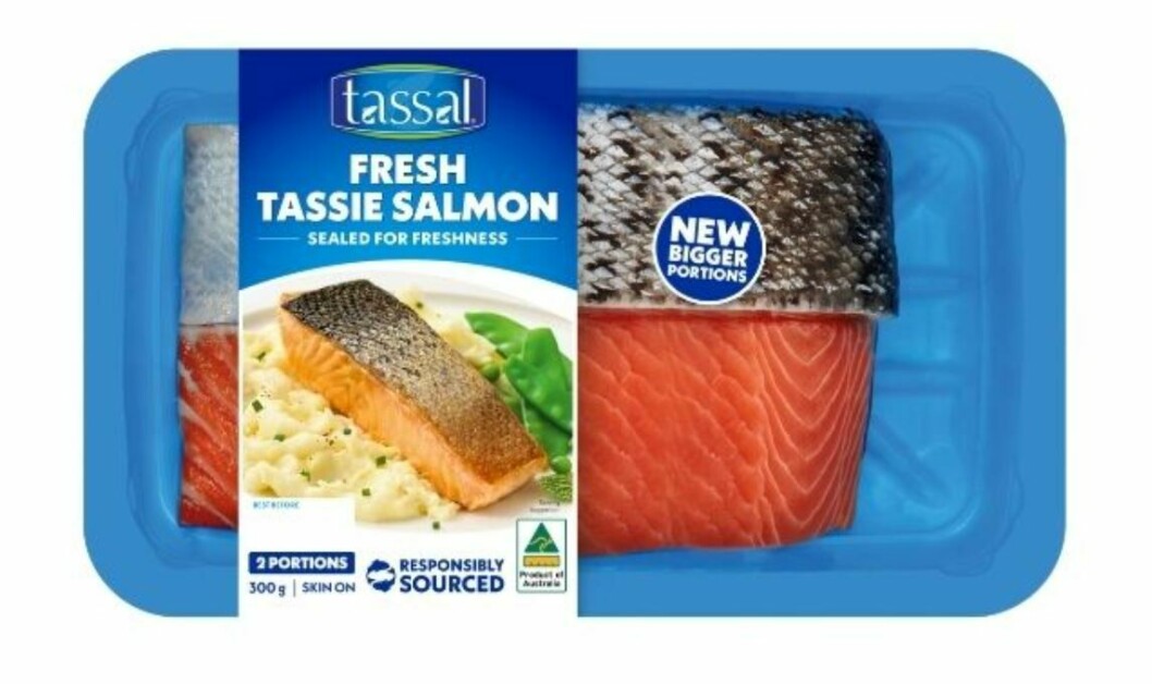 Tassal's products are now on sale in Coles, an Aussie supermarket chain with around 800 outlets.