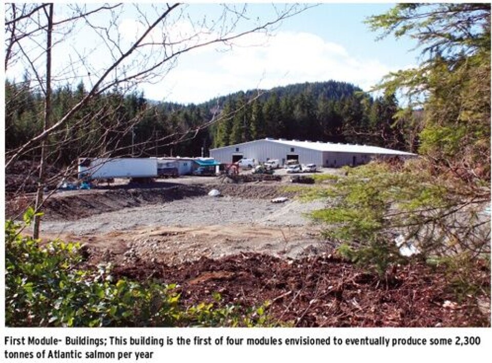 Canada: Aboriginally-owned tank farm to be stocked with Atlantic salmon