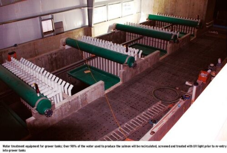 Canada: Aboriginally-owned tank farm to be stocked with Atlantic salmon
