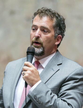 Kevin Ranker wants to see salmon farming ended in Puget Sound. Photo: wastateleg.org Kevin Ranker wants to see salmon farming ended in Puget Sound. Photo: wastateleg.org