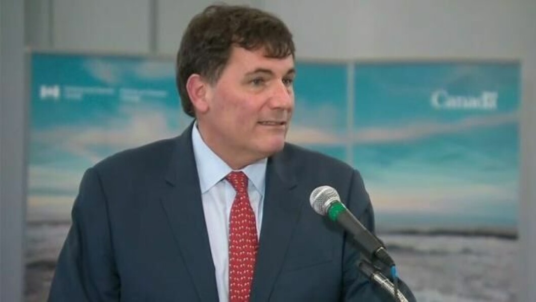 Canadian fisheries minister Dominic LeBlanc says science can be better communicated to the public in support of sustainable aquaculture. Photo: CBC