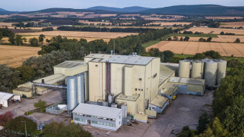 The feed mill at Invergordon restarted production in January. Photo: Cooke Aquaculture. The feed mill at Invergordon restarted production in January. Photo: Cooke Aquaculture.