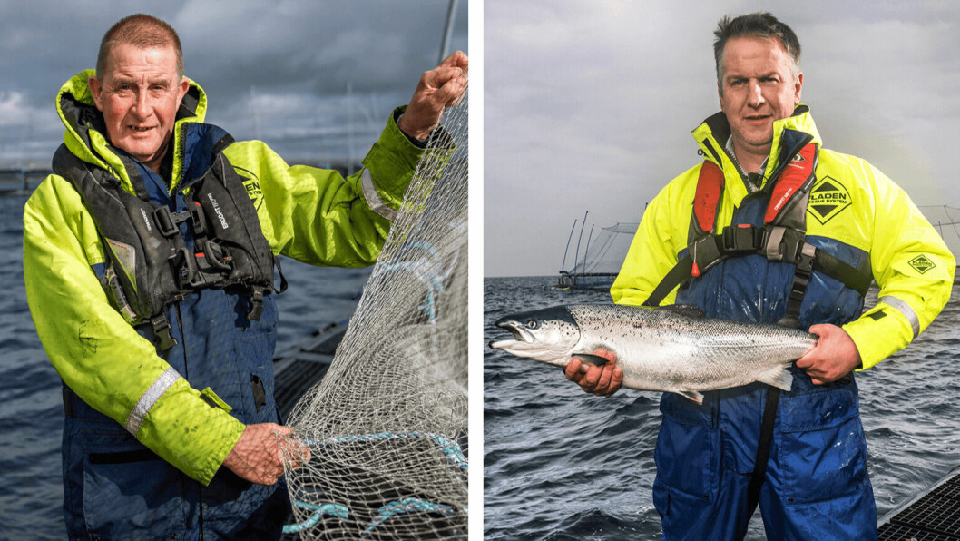 Robert Peterson, left, and Stewart Rendall form Cooke's strengthened senior management team in Orkney. Image: Cooke / Fish Farmer magazine.