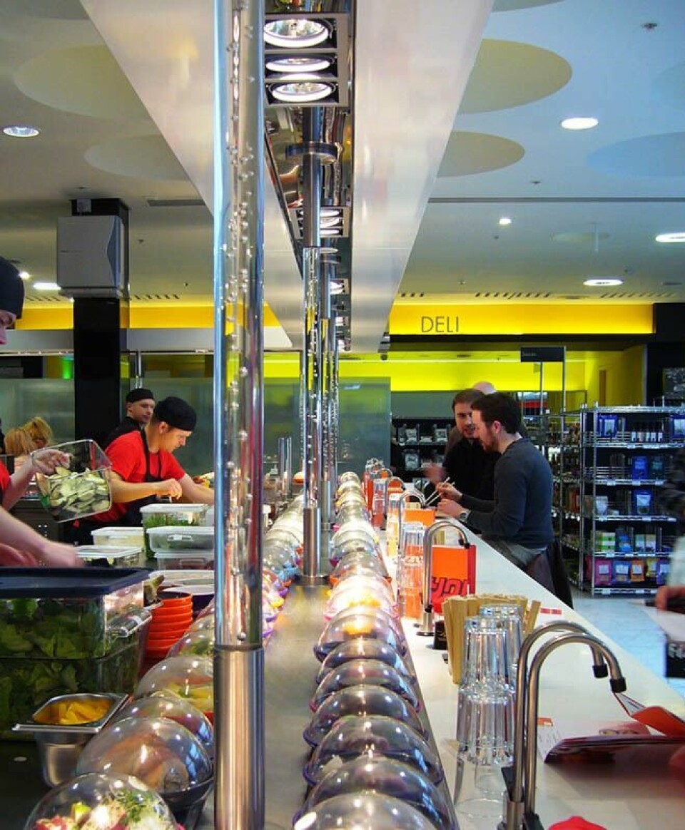Like all 78 YO! restaurants in the UK, this branch in Edinburgh will serve only Scottish farmed salmon.