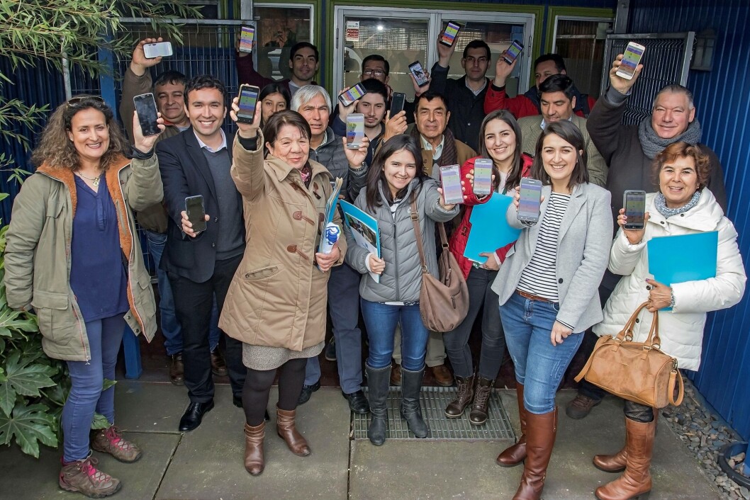 Local residents have been issued with a smartphone app to report bad smells. Photo: Fiordo Austral Local residents have been issued with a smartphone app to report bad smells. Photo: Fiordo Austral