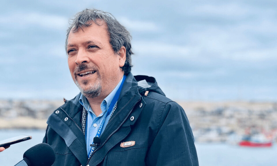 Julio Salas, undersecretary for fisheries and aquaculture. The ministry is seeking views on proposals for an aquaculture law.