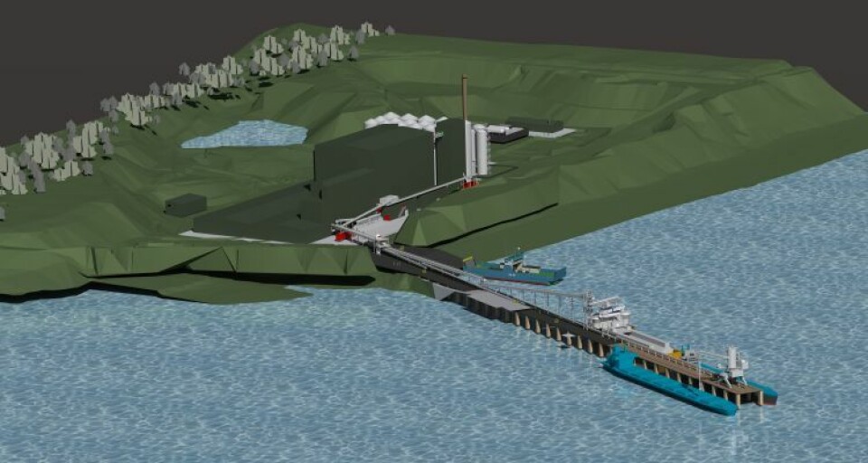 An artist's impression of the plant. Image: Marine Harvest.