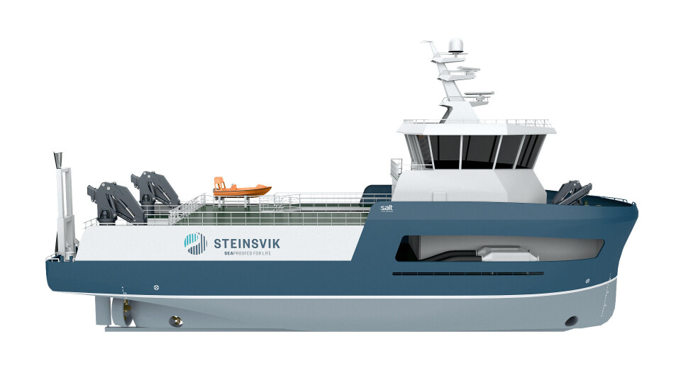 Steinsvik is working on a custom-made boat for its Thermolicer to address some of the challenges of mechanical de-lousing.