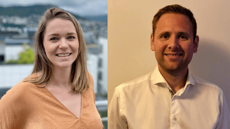 Ocean Quality's Helene Andrea Gjerde Lund becomes Grieg’s team leader for Europe, and Sindre Ramsevik Kvalheim joins from Mowi as senior key account manager. Photos: Grieg.