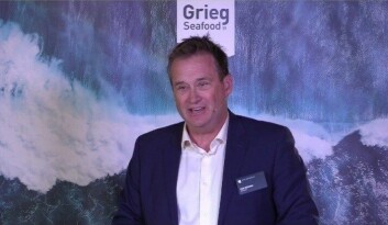 Grieg BC managing director Rocky Boschman speaking at the company's capital markets day in Norway today.