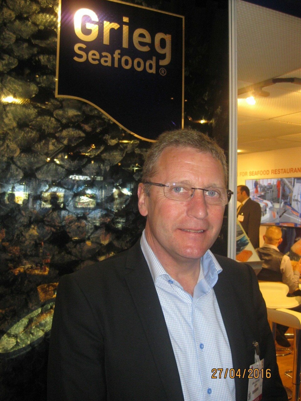 Andreas Kvarme, CEO of the Grieg Seafood Group. Image: Rob Fletcher