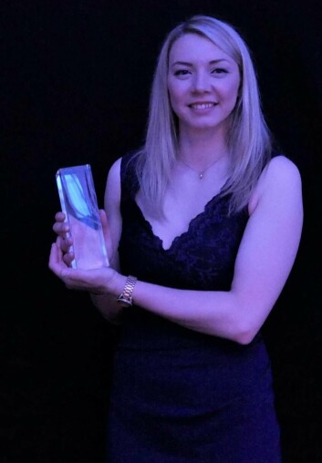 Sarah Last was named Finfish Farm Manager of the Year. Phto: FFE