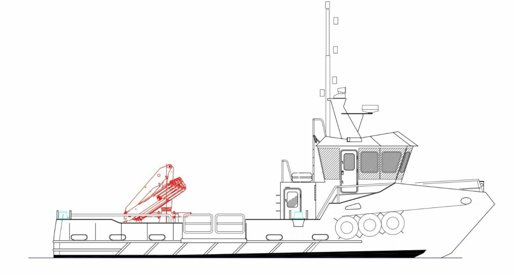 An illustration of the boat currently under construction for SSF in the Highlands. Image courtesy of SSF.