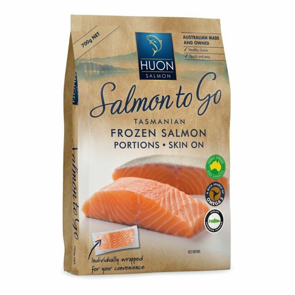 Huon's RSPCA-approved salmon is now available throughout Australia. Photo: Huon.