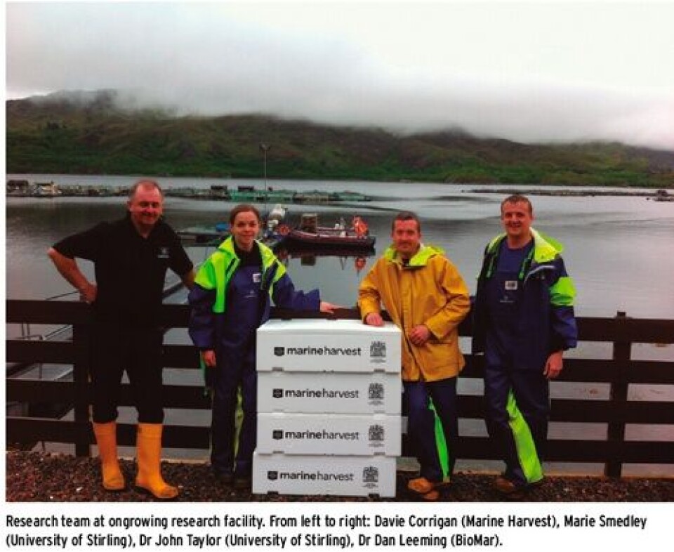 Dietary enrichment to address triploid Atlantic salmon malformations and improve performance