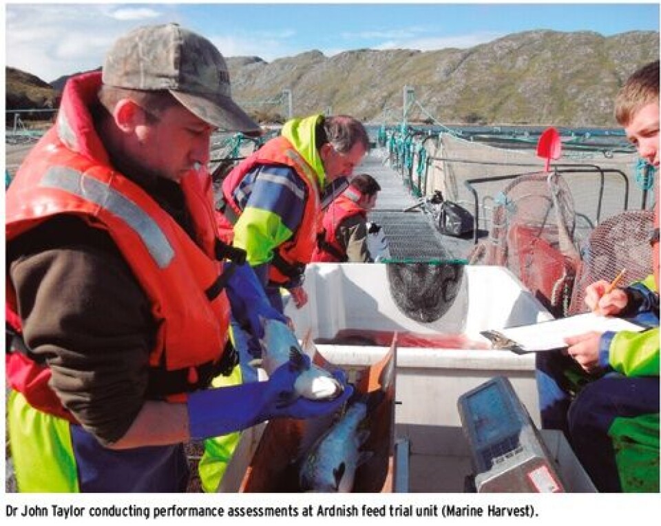 Dietary enrichment to address triploid Atlantic salmon malformations and improve performance