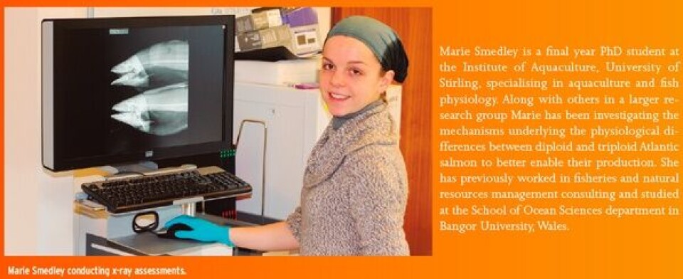 Dietary enrichment to address triploid Atlantic salmon malformations and improve performance