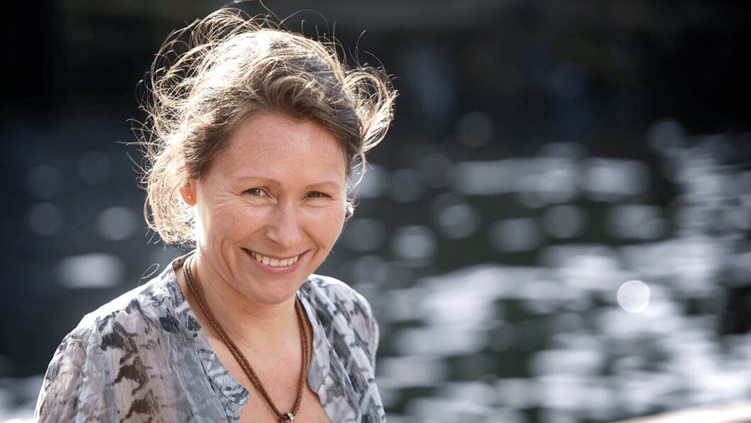 Nofima scientist Sissel Albrektsen said smolts given a feed coated with hydrolysed krill protein grew twice as fast as fish given a control feed for their first six weeks at sea. Photo: Bjørn Erik Larsen © Nofima. Nofima scientist Sissel Albrektsen said smolts given a feed coated with hydrolysed krill protein grew twice as fast as fish given a control feed for their first six weeks at sea. Photo: Bjørn Erik Larsen © Nofima.