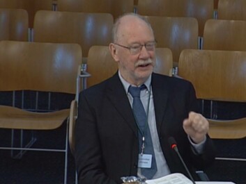 Paul Tett of SAMS gives evidence to the REC Committee. Paul Tett of SAMS gives evidence to the REC Committee.