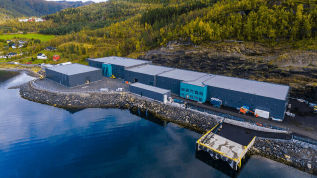 Benchmark's salmon ova facility at Salten, Norway. The facility is 