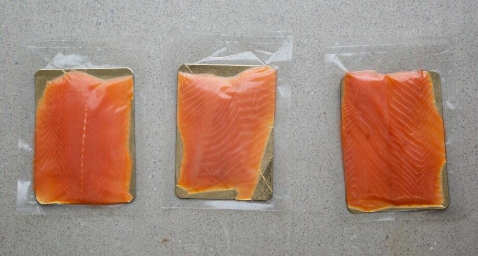 Conventional food wrap coated with chitosan has been shown to extend salmon shelf-life by 40%. Photo: CuanTec.