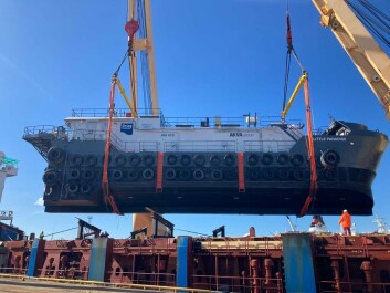 The Little Paradise feed barge. Photo: GSN. The Little Paradise feed barge. Photo: GSN.