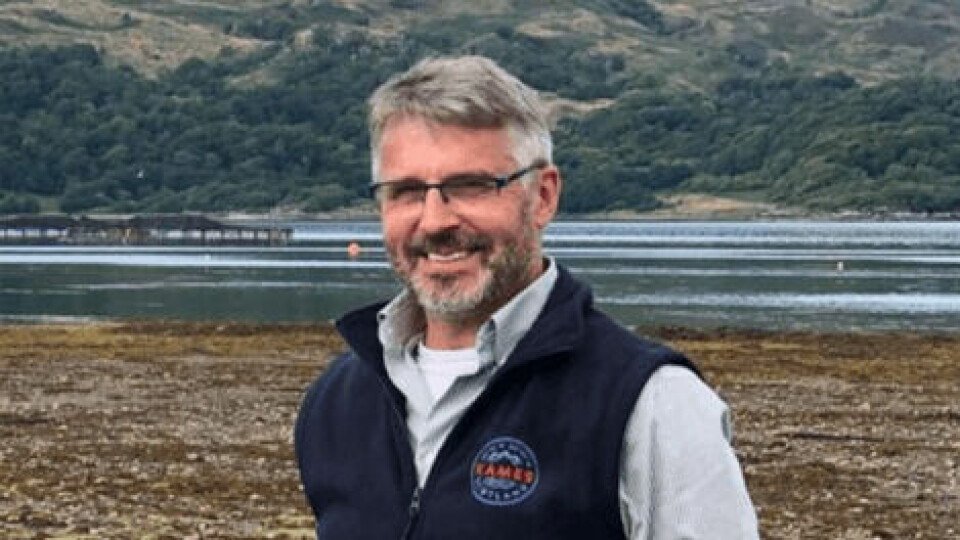 Kames managing director Neil Manchester: “We are proud to lead the way for reducing emissions from the trout industry.'