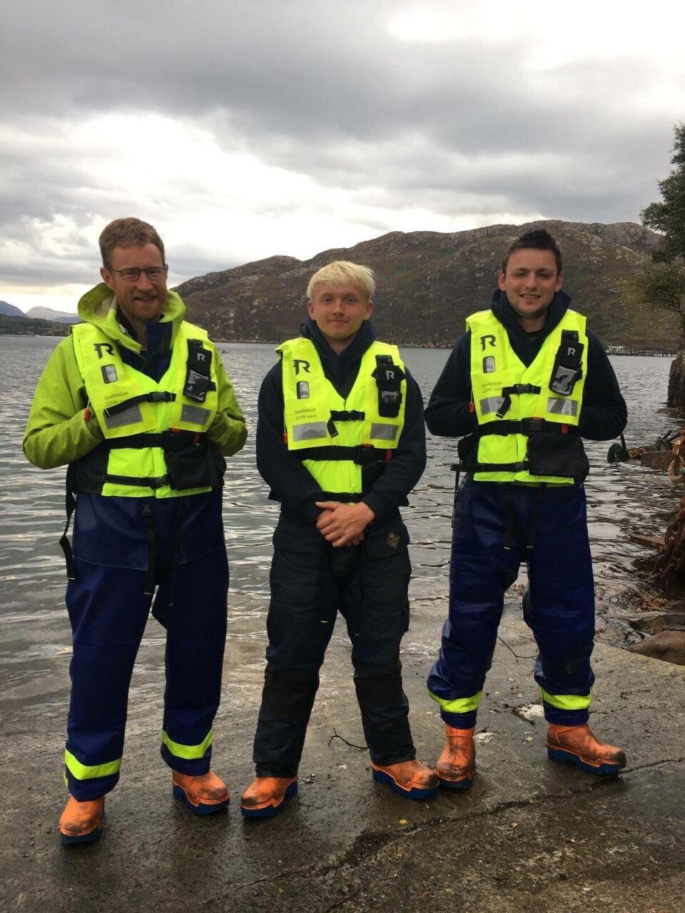 SSC staff (from left to right) Tom Charles Edwards, Gregor Oliver and Joseph Finlayson. Photo: SSC
