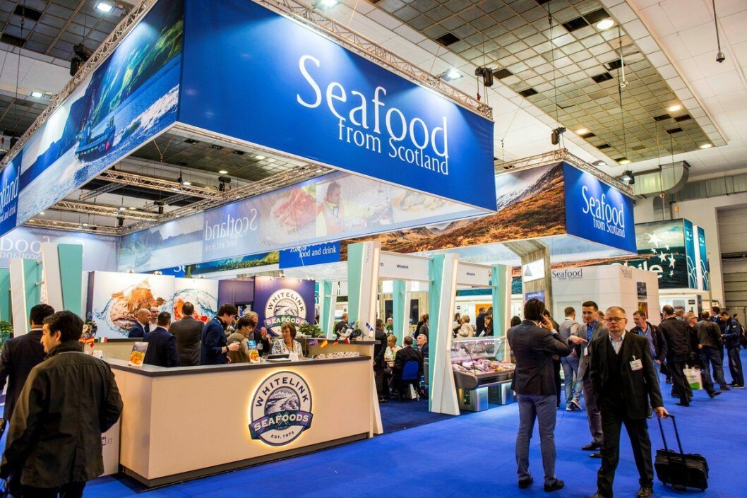 Scottish Seafood's EU award of almost £1m to enable the organisation to take part in global exhibitions was announced in Brussels last month. Scottish Seafood's EU award of almost £1m to enable the organisation to take part in global exhibitions was announced in Brussels last month.