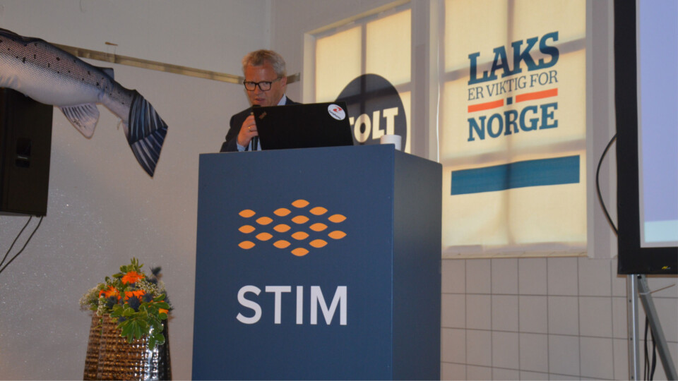 Jim-Roger Nordly during the Lofoten seminar. Photo: Ole Andreas Drønen.